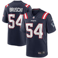 New England Patriots Tedy Bruschi Nike Navy Retired Player Game Jersey