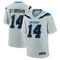 Detroit Lions Amon - Ra St. Brown Nike Silver 2026 Rivalries Collection Game Jersey