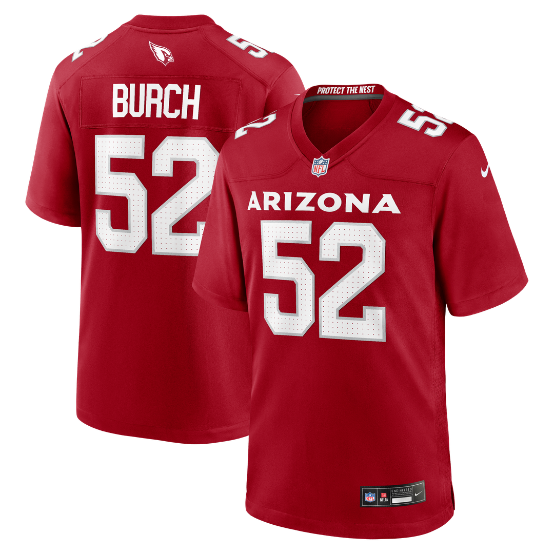 Arizona Cardinals Jordan Burch Nike Cardinal Game Jersey