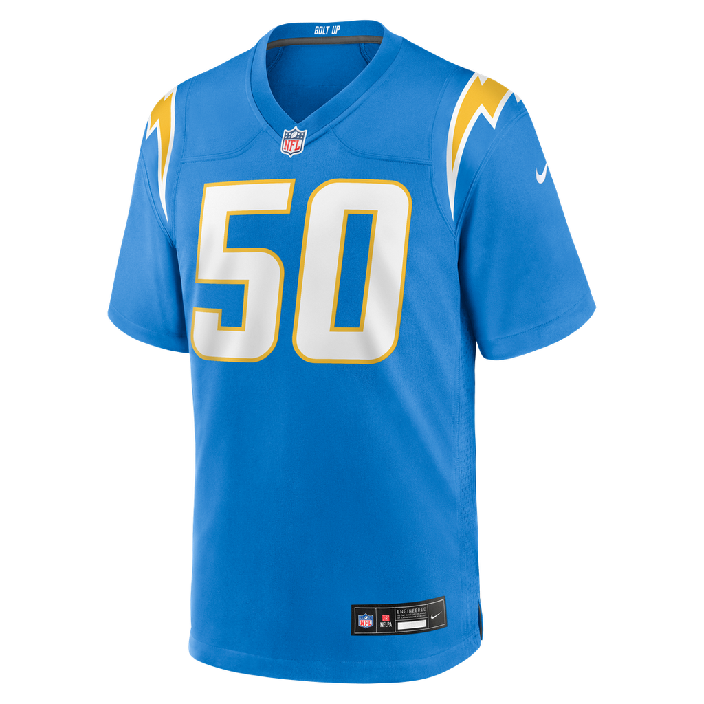Los Angeles Chargers Caleb Murphy Nike Powder Blue Game Jersey