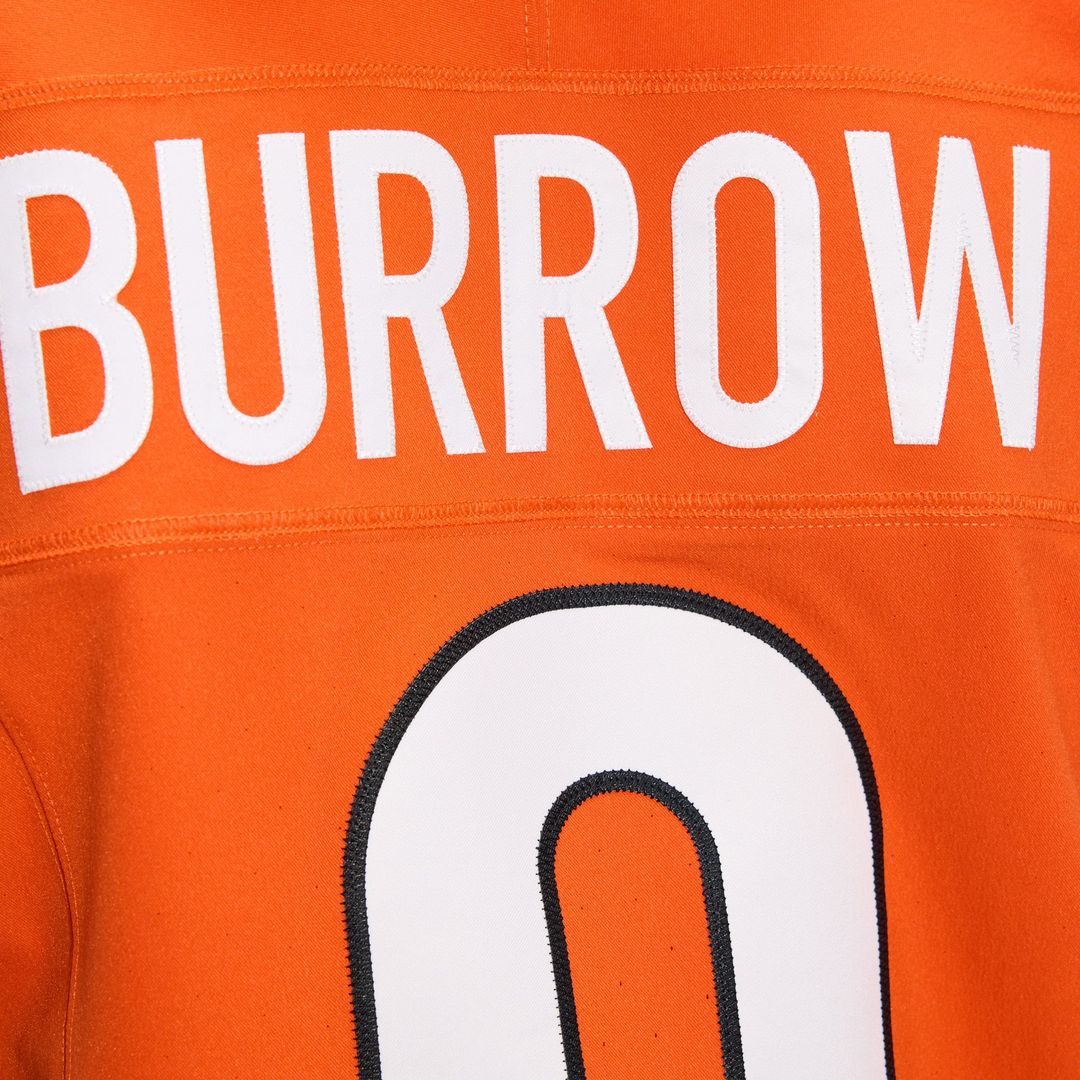 Cincinnati Bengals Joe Burrow Nike Orange Team Vapor FUSE Elite Jersey