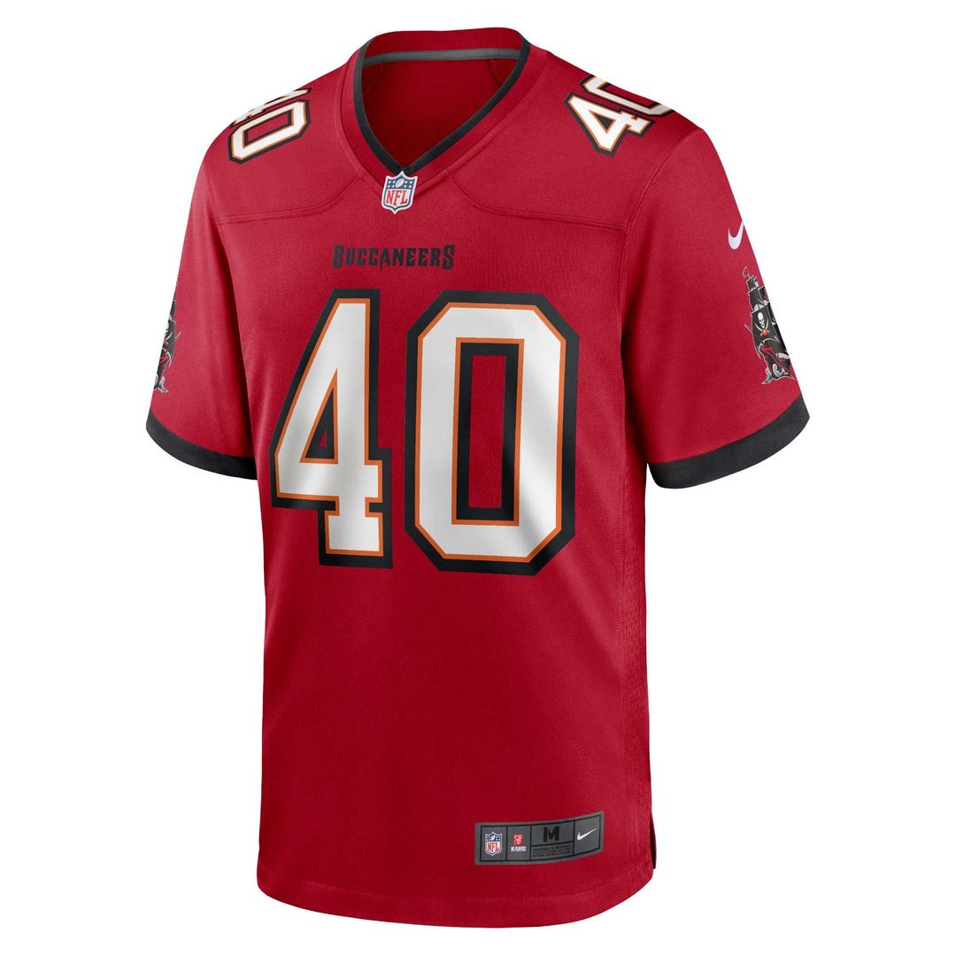 Tampa Bay Buccaneers Mike Alstott Nike Red Retired Game Jersey