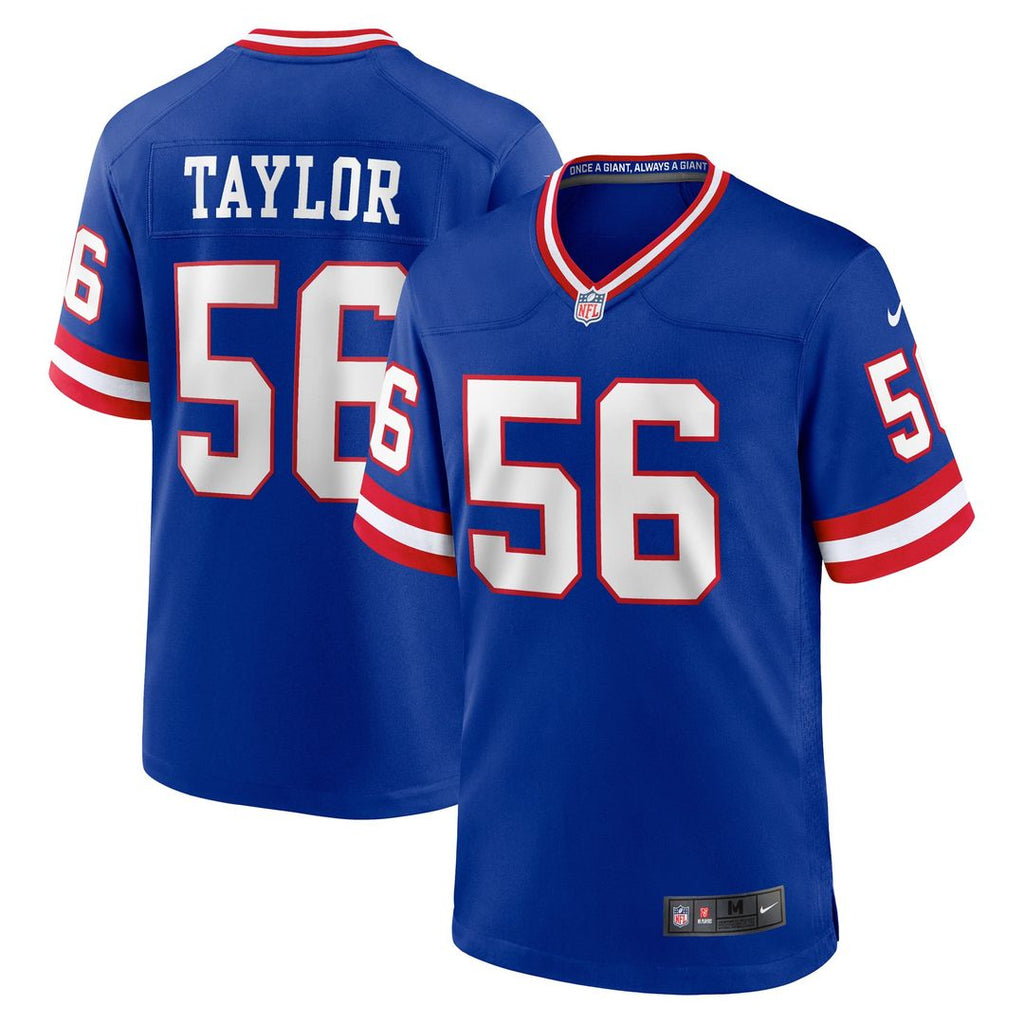 New York Giants Lawrence Taylor Nike Royal Classic Retired Game Jersey