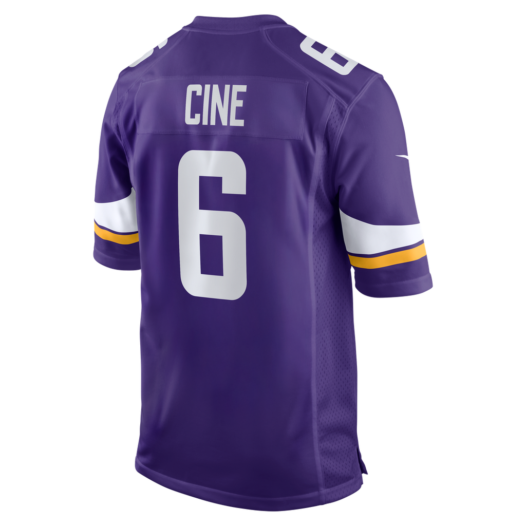 Minnesota Vikings Lewis Cine Nike Purple Game Jersey