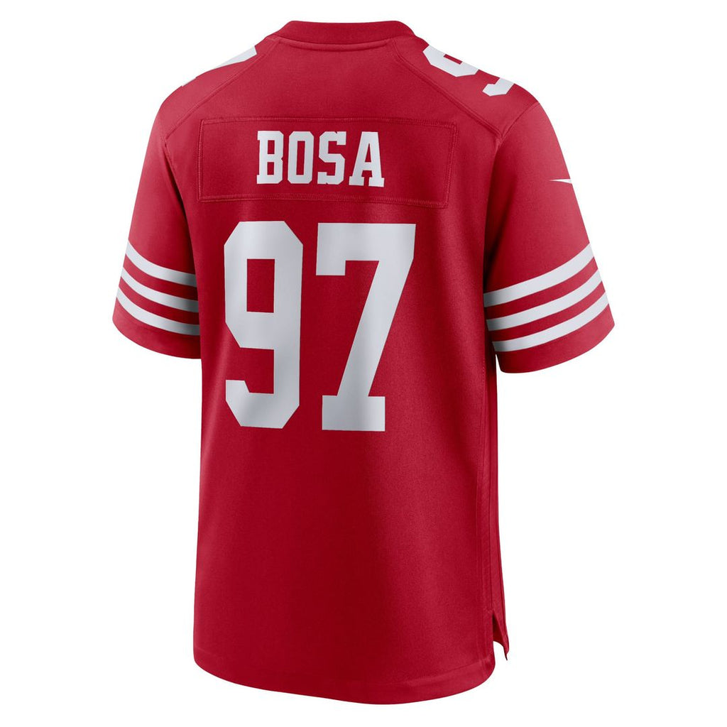 San Francisco 49ers Nick Bosa Nike Scarlet Game Jersey