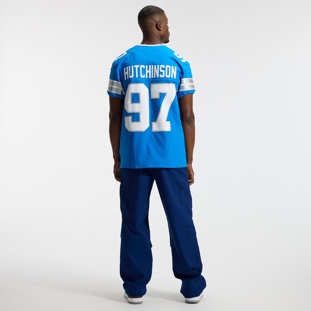 Detroit Lions Aidan Hutchinson Nike Blue Alternate Vapor FUSE Elite Jersey