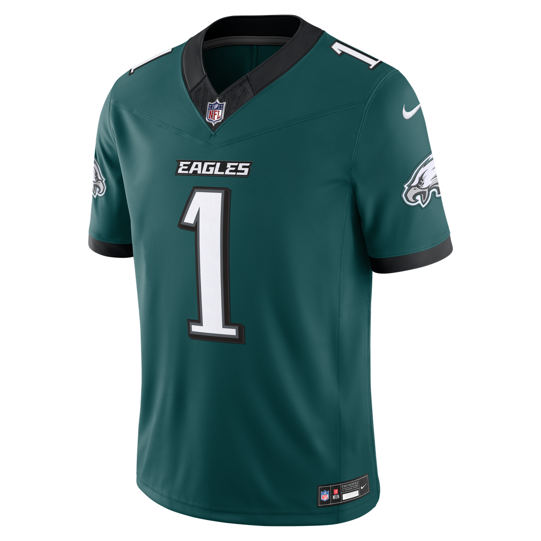 Philadelphia Eagles Jalen Hurts Nike Kelly Green Alternate Vapor FUSE Stitched Limited Jersey