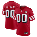 San Francisco 49ers Nike Scarlet 80th Anniversary Alternate Custom Jersey