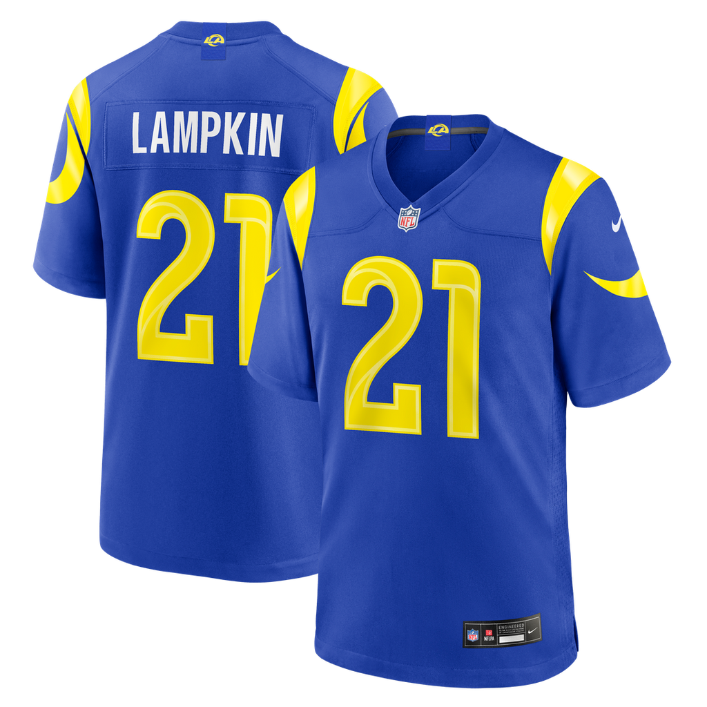 Los Angeles Rams Cam Lampkin Nike Royal Game Jersey