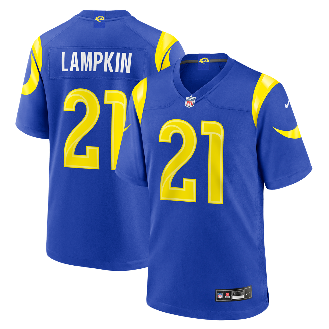 Los Angeles Rams Cam Lampkin Nike Royal Game Jersey