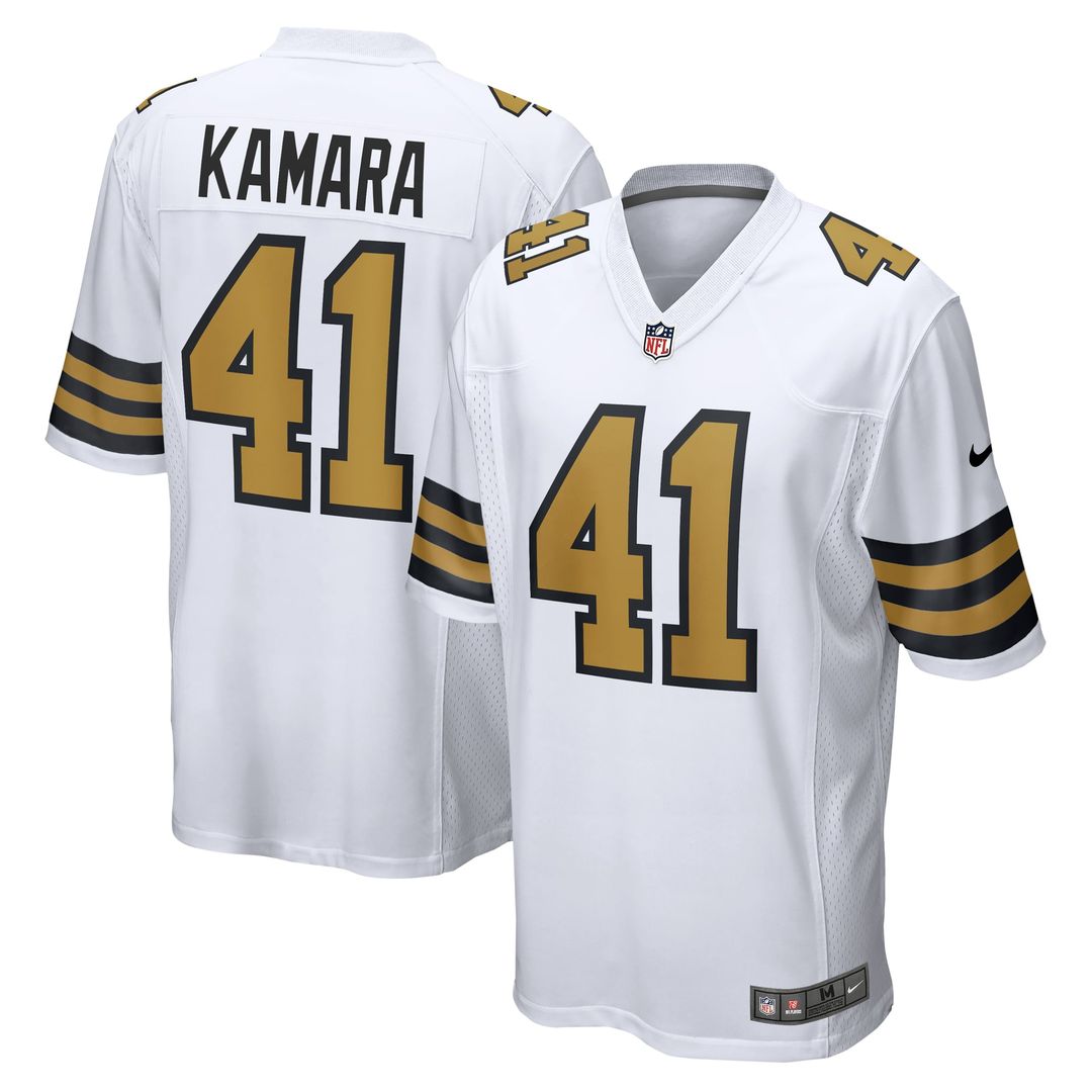 New Orleans Saints Alvin Kamara Nike Gold Gameday Golds Alternate Game Jersey