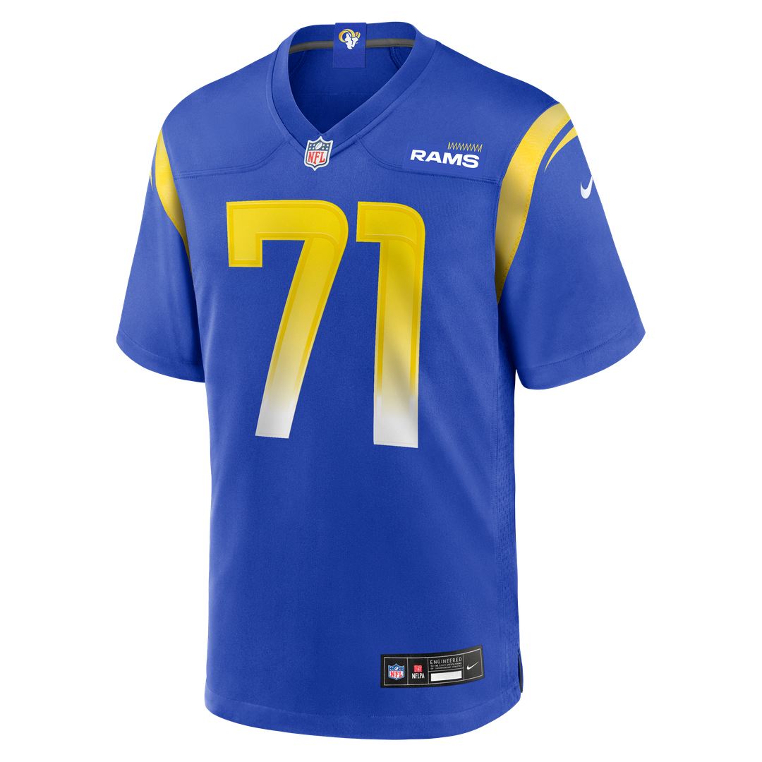 Los Angeles Rams Warren McClendon Jr. Nike Royal Game Jersey