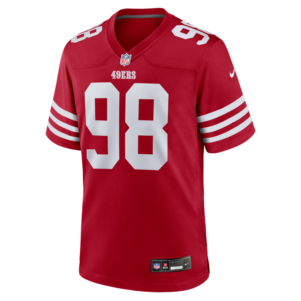 San Francisco 49ers Mykel Williams Nike Scarlet Game Jersey