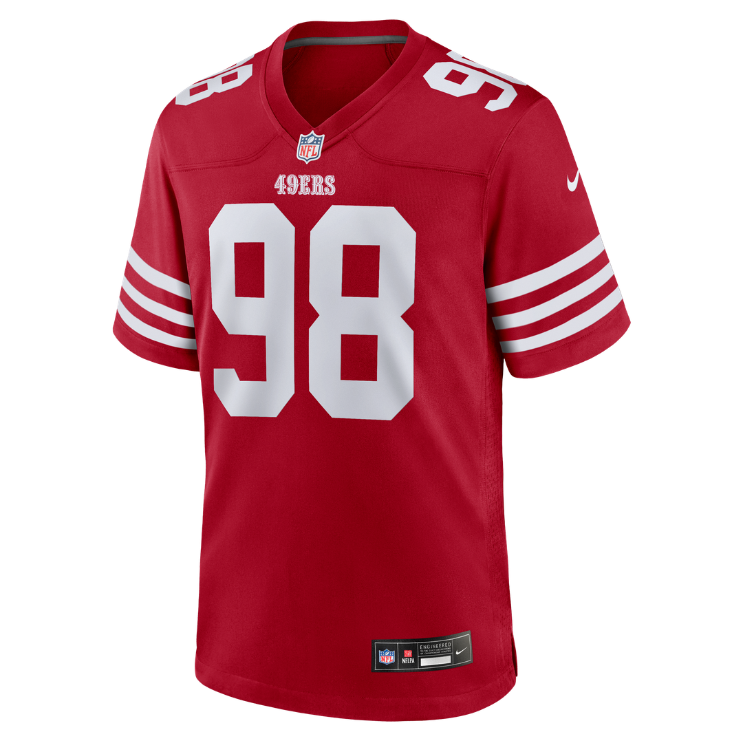 San Francisco 49ers Mykel Williams Nike Scarlet Game Jersey