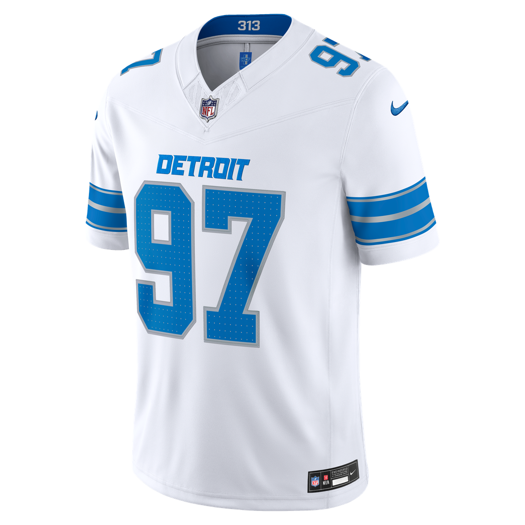 Detroit Lions Aidan Hutchinson Nike Black Alternate Vapor FUSE Stitched Limited Jersey