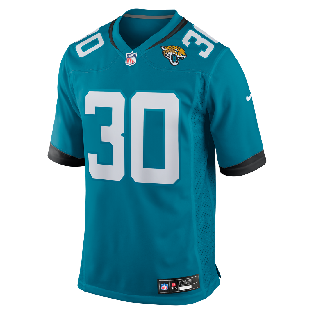 Jacksonville Jaguars Montaric Brown Nike Teal Game Jersey