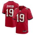 Tampa Bay Buccaneers Keyshawn Johnson Nike Red Retired Player Game Jersey