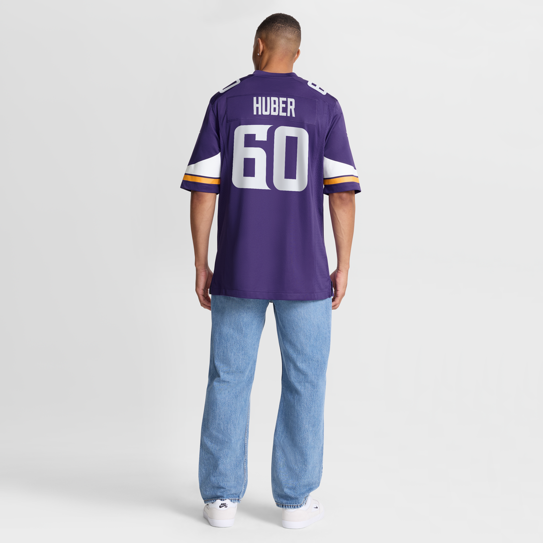 Minnesota Vikings Joe Huber Nike Purple Game Jersey