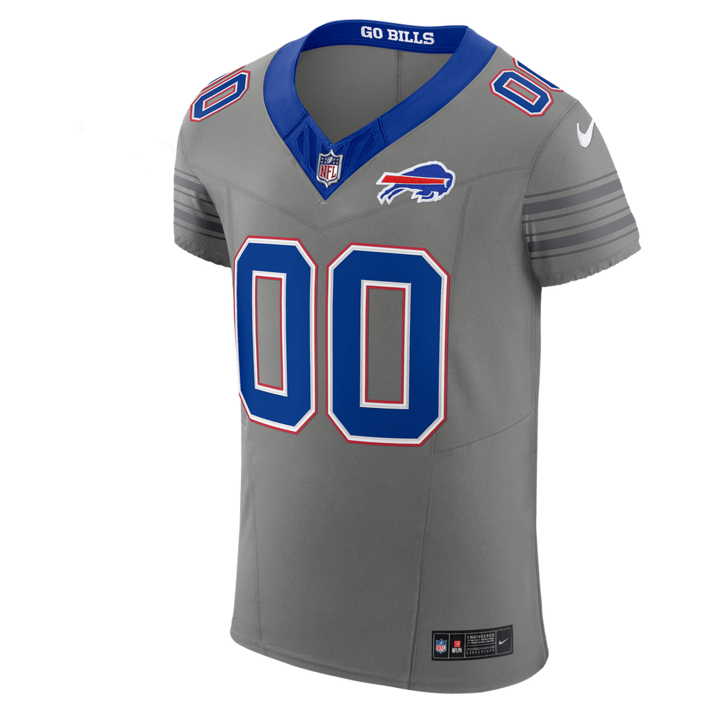 Buffalo Bills Nike Gray Nickel City Vapor FUSE Custom Elite Jersey