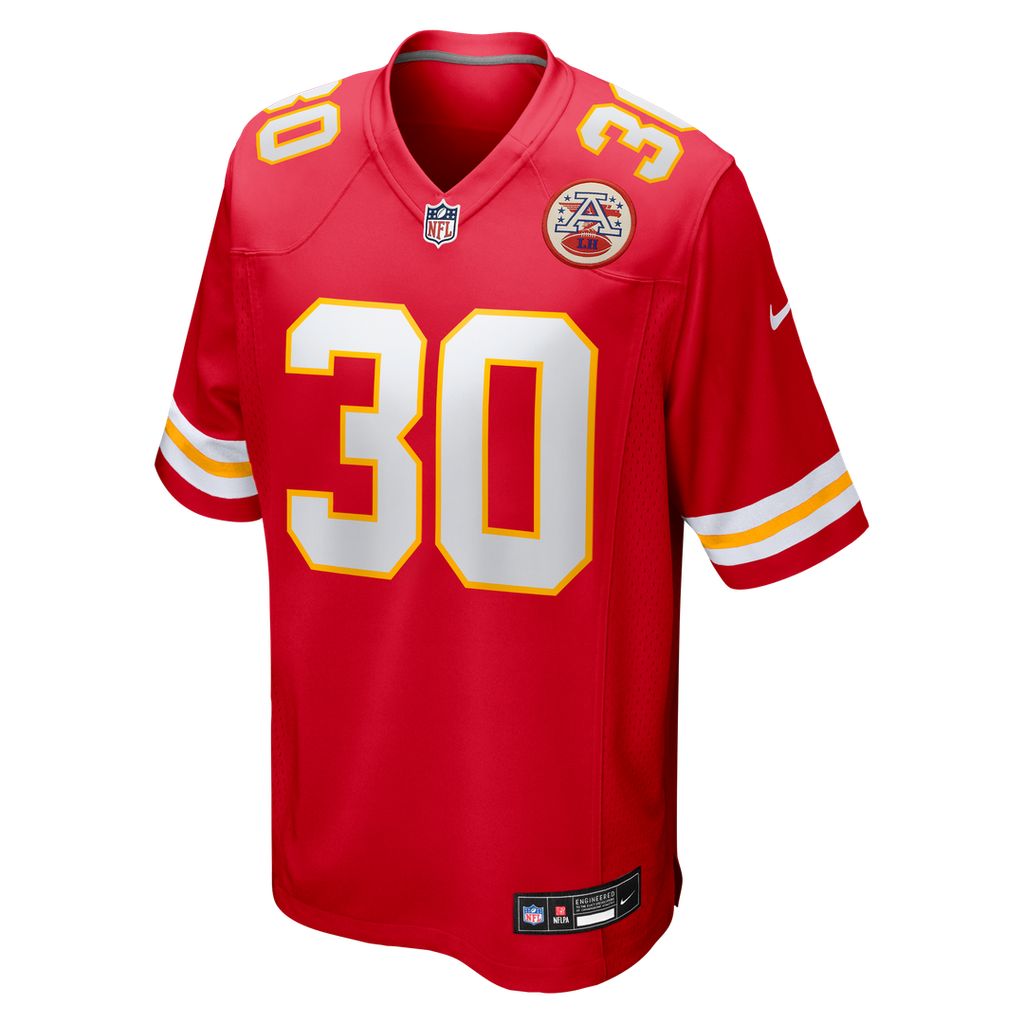 Kansas City Chiefs Chris Roland - Wallace Nike Red Game Jersey