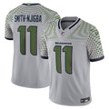 Seattle Seahawks Jaxon Smith - Njigba Nike Gray Rivalries Collection Stitched Limited Jersey