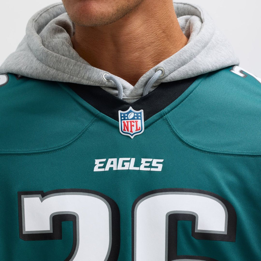 Philadelphia Eagles Saquon Barkley Nike Midnight Green Game Jersey