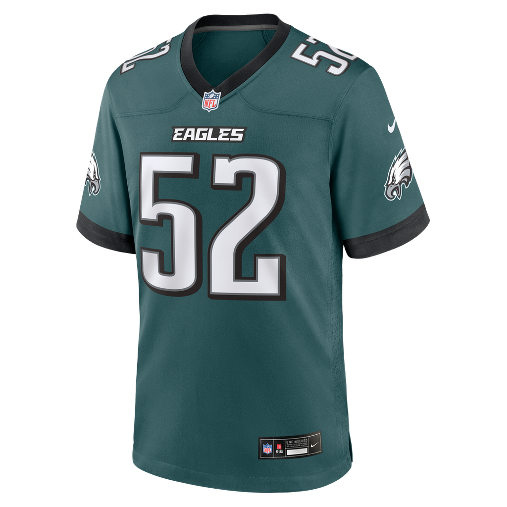 Philadelphia Eagles Jonathan Greenard Nike Midnight Green Game Jersey