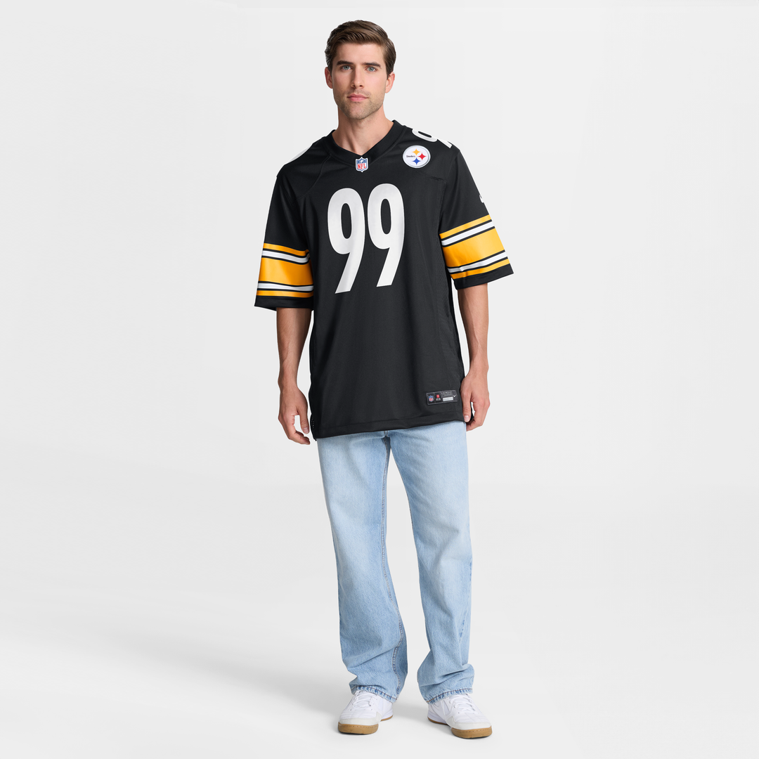 Pittsburgh Steelers Derrick Harmon Nike Black Game Jersey