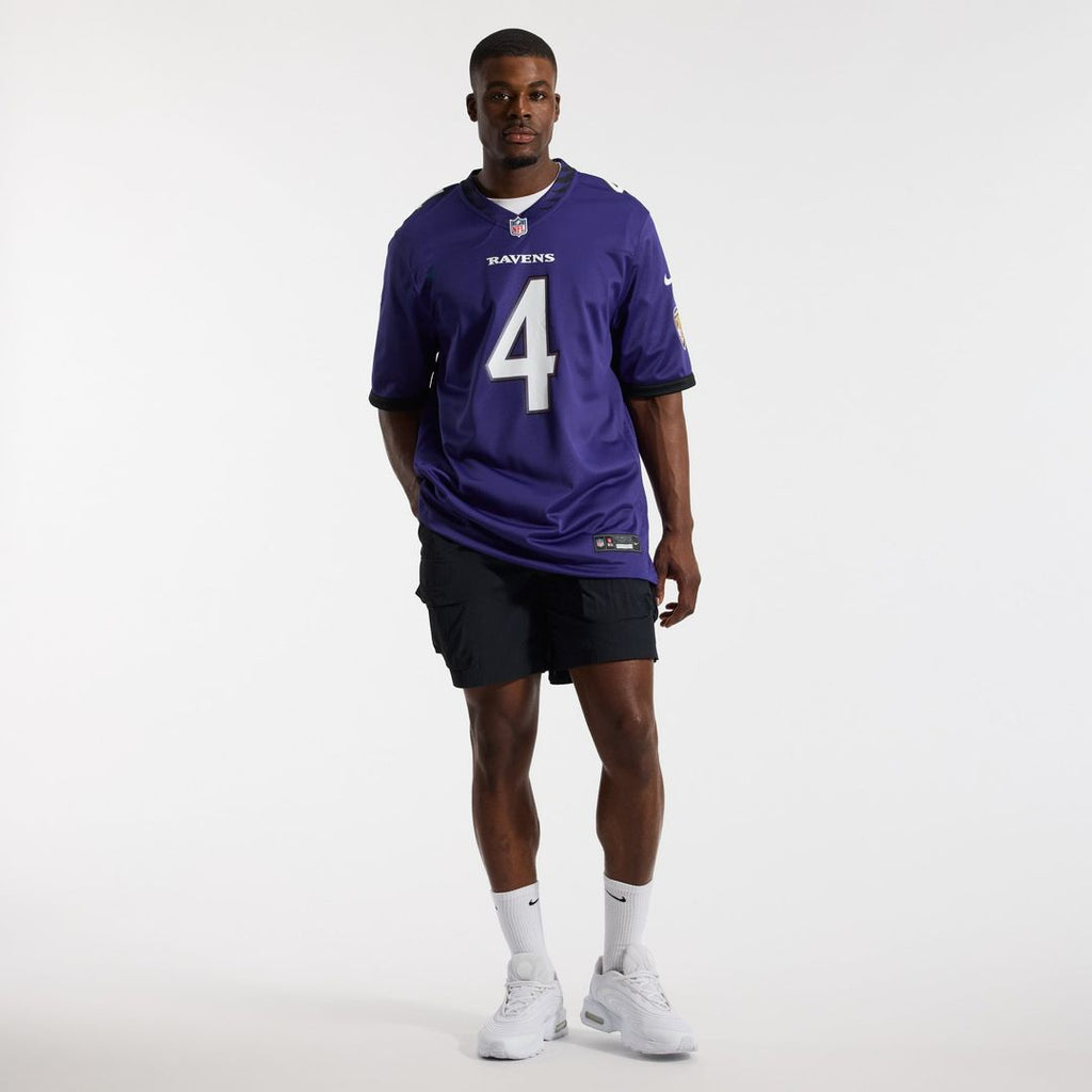 Baltimore Ravens Zay Flowers Nike Purple Game Jersey