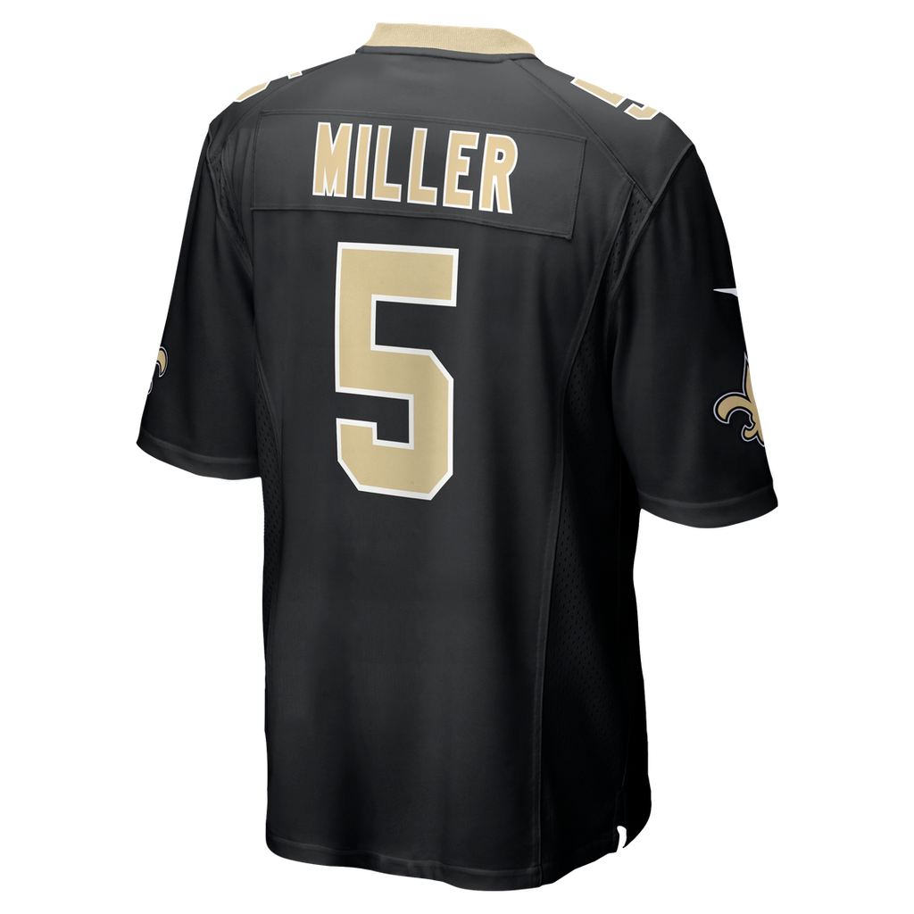 New Orleans Saints Kendre Miller Nike Black Game Jersey