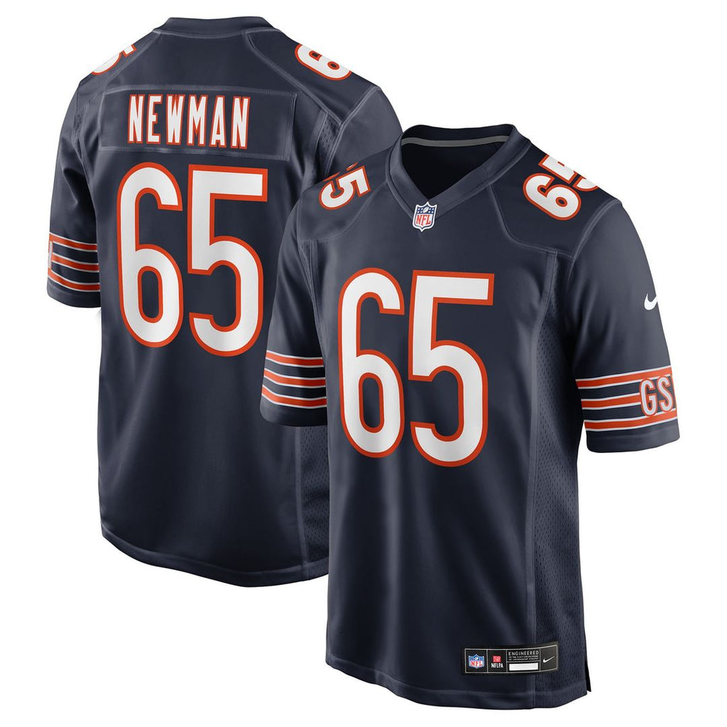 Chicago Bears Luke Newman Nike Navy Game Jersey