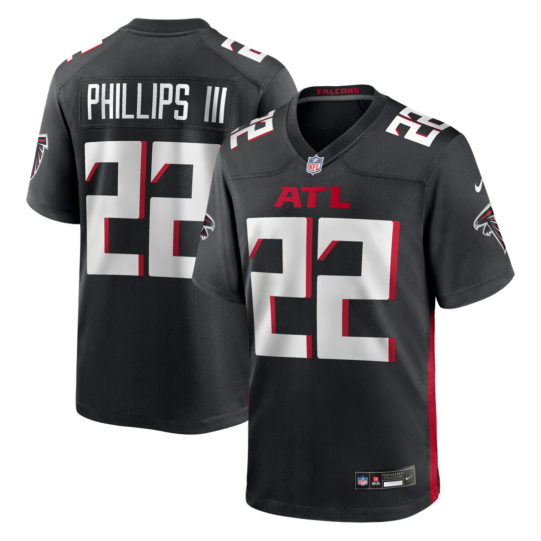 Atlanta Falcons Clark Phillips III Nike Black Game Jersey