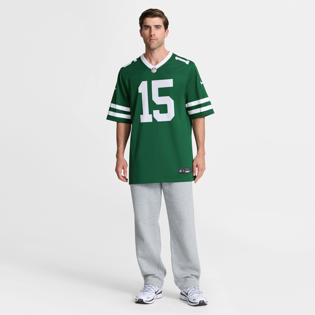 New York Jets Adonai Mitchell Nike Legacy Green Game Jersey