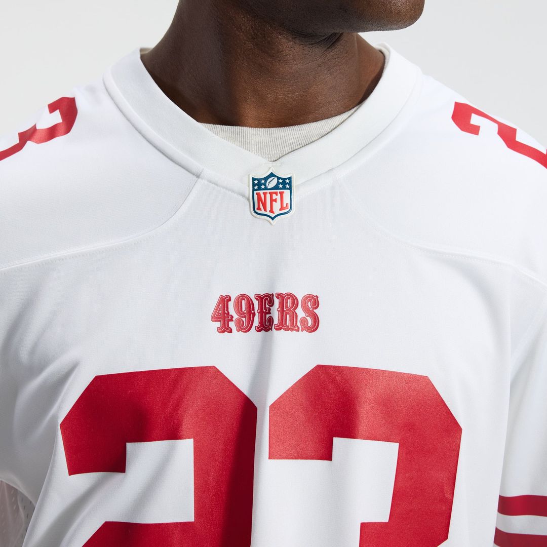 San Francisco 49ers Christian McCaffrey Nike White Game Jersey
