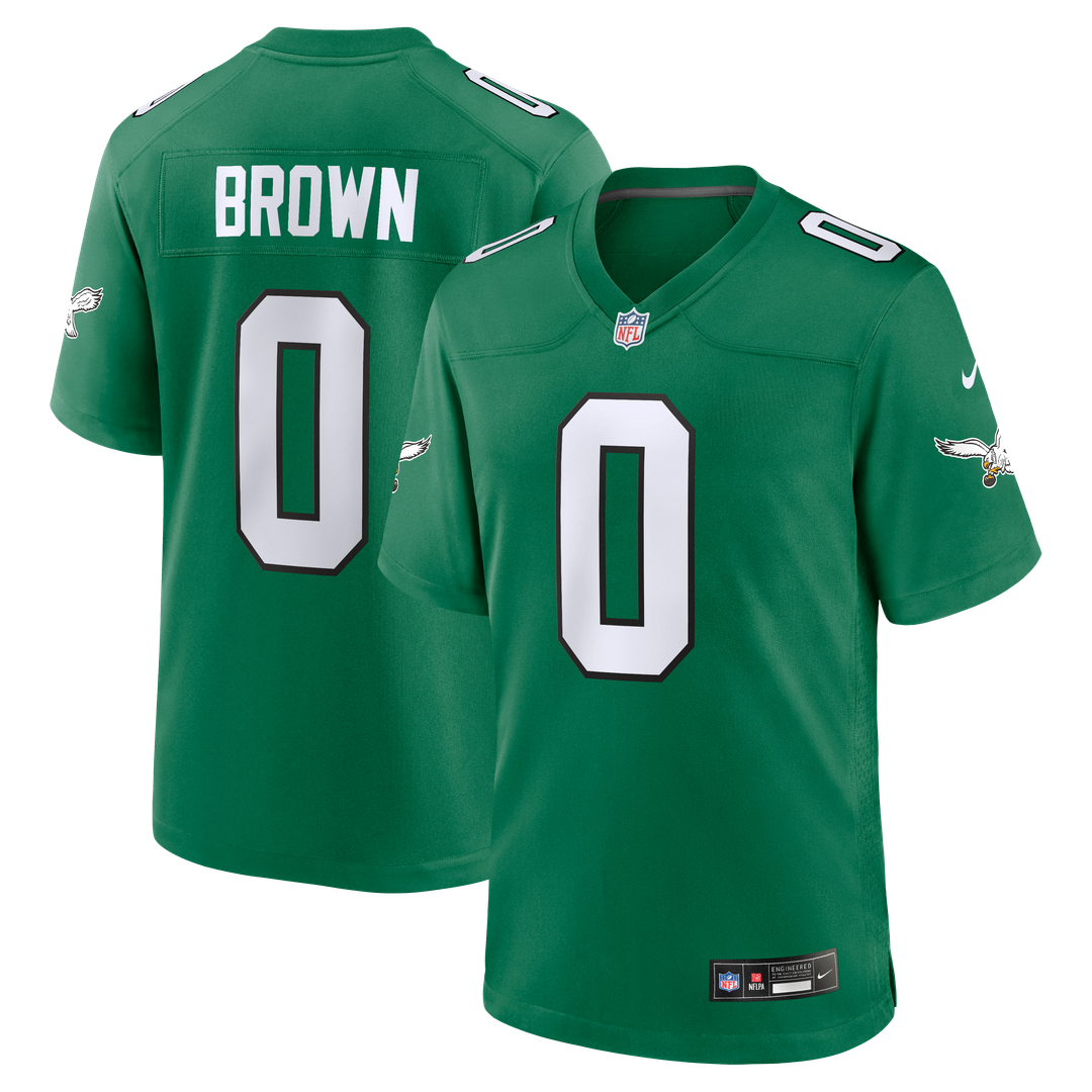 Philadelphia Eagles Marquise Brown Nike Kelly Green Alternate 2 Game Jersey