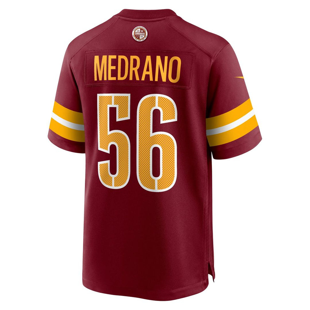 Washington Commanders Kain Medrano Nike Burgundy Game Jersey