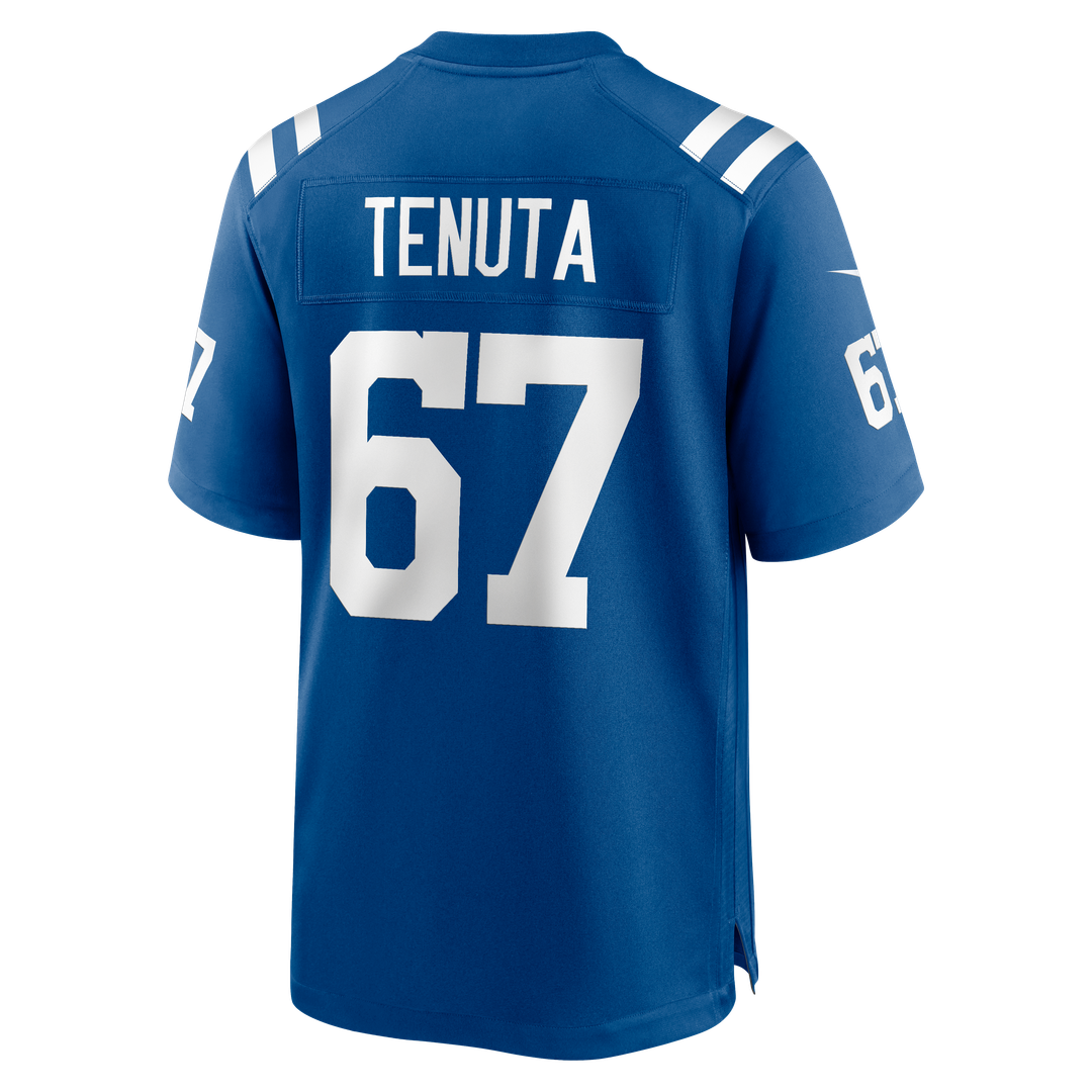 Indianapolis Colts Luke Tenuta Nike Royal Game Jersey