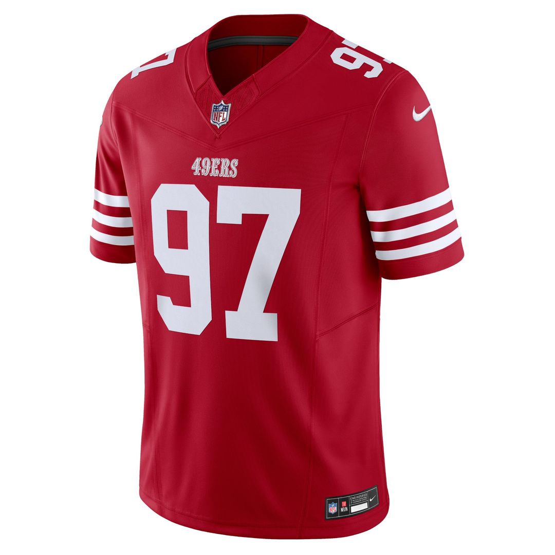San Francisco 49ers Nick Bosa Nike Scarlet Vapor FUSE Limited Jersey