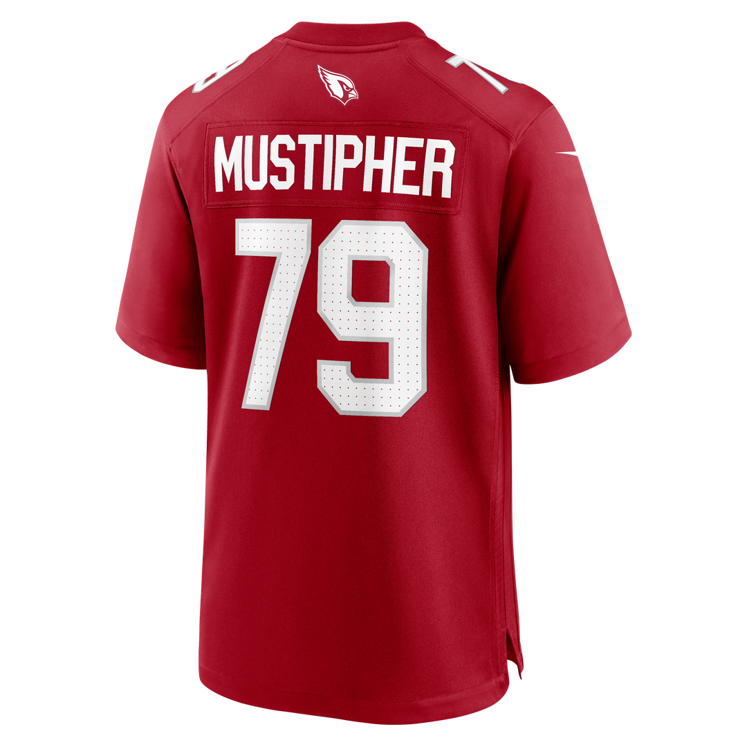 Arizona Cardinals PJ Mustipher Nike Cardinal Game Jersey