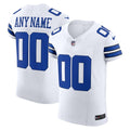 Dallas Cowboys Nike White Vapor FUSE Elite Custom Jersey