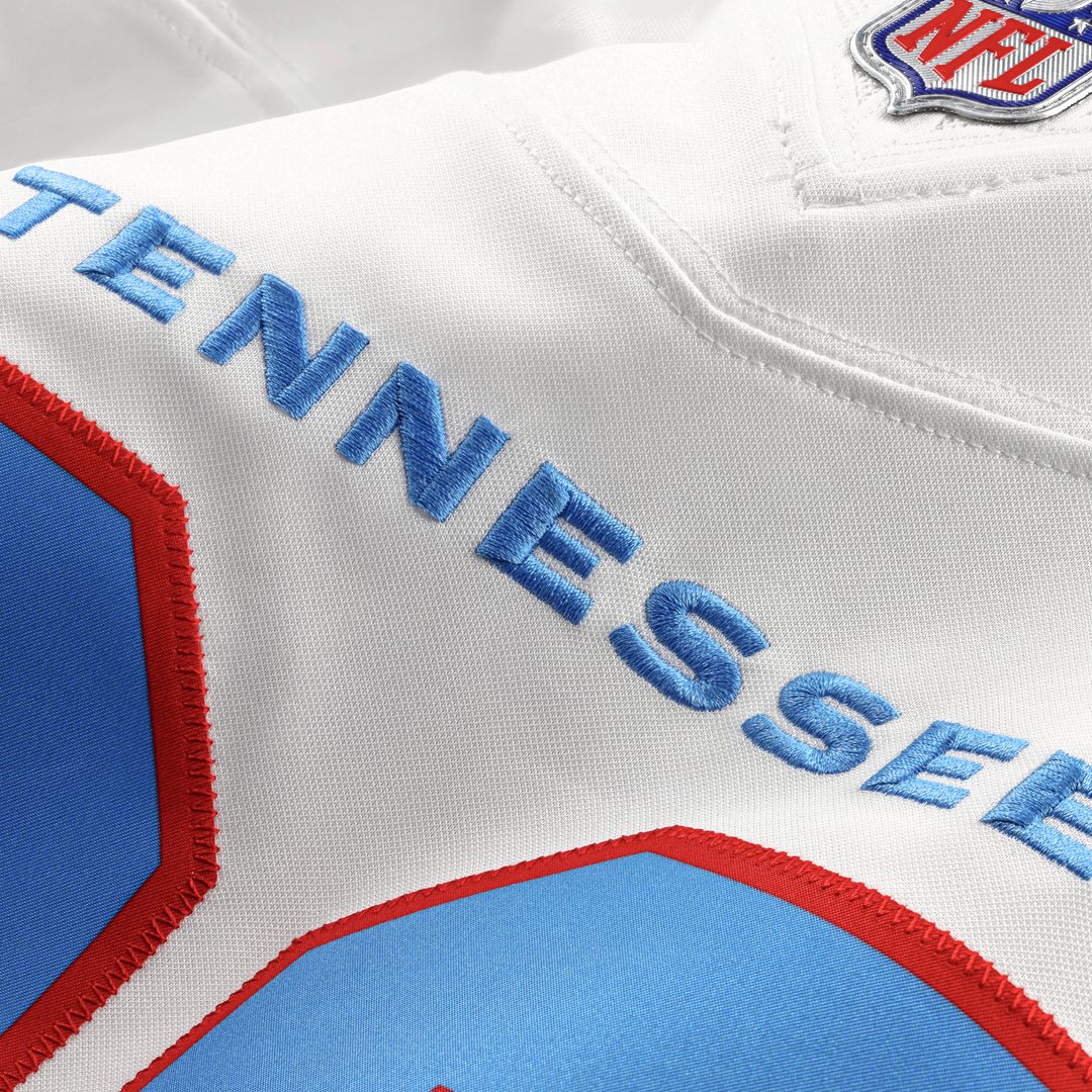 Tennessee Titans Jeffery Simmons Nike White Vapor FUSE Stitched Limited Jersey