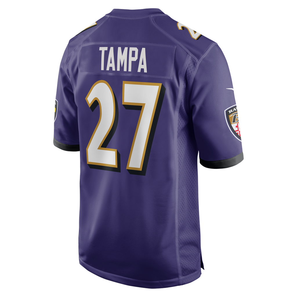 Baltimore Ravens T.J. Tampa Nike Purple Game Jersey