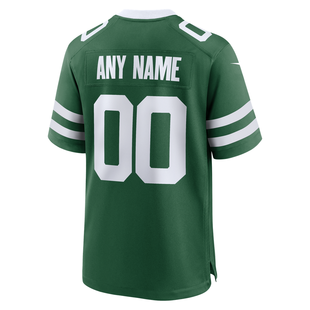 New York Jets Nike Legacy Green Custom Jersey