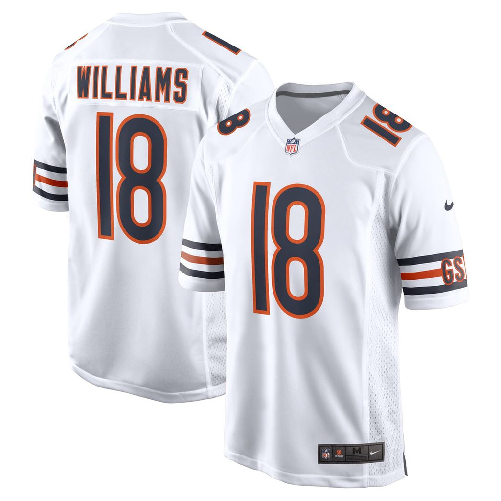 Chicago Bears Caleb Williams Nike White First Round Pick Game Jersey