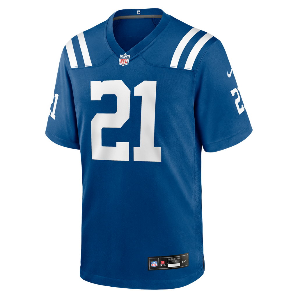 Indianapolis Colts DJ Giddens Nike Royal Game Jersey