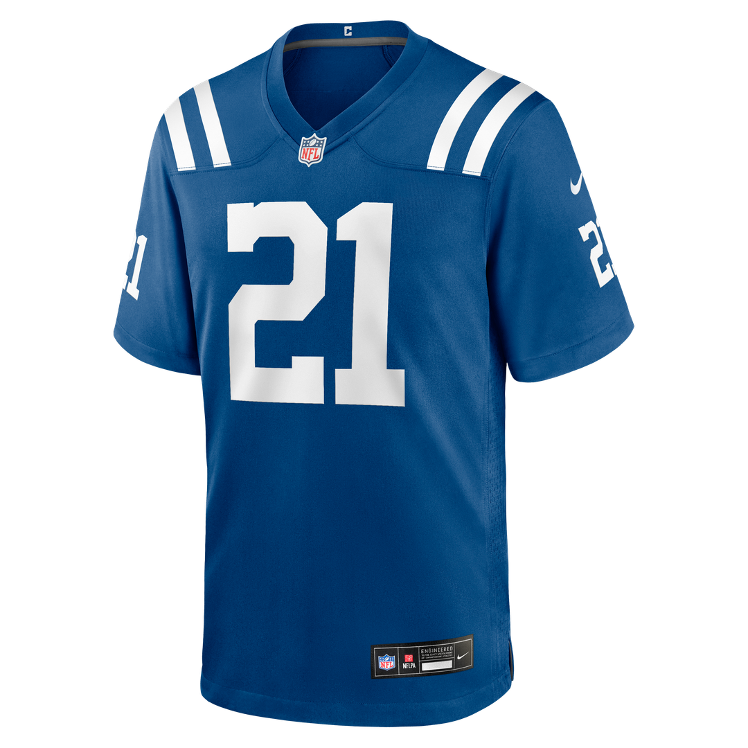 Indianapolis Colts DJ Giddens Nike Royal Game Jersey