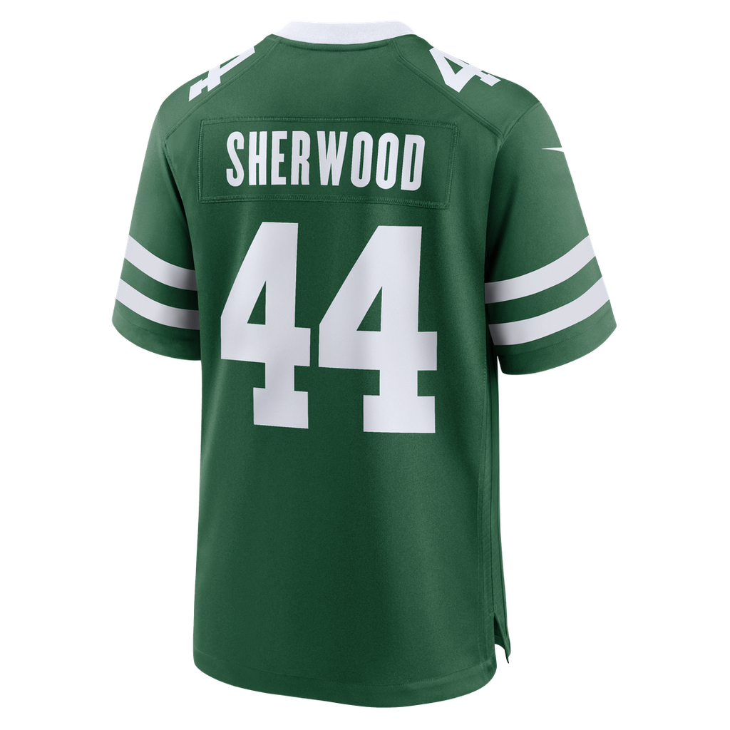 New York Jets Jamien Sherwood Nike Legacy Green Game Jersey