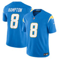 Los Angeles Chargers Omarion Hampton Nike Powder Blue Team Vapor FUSE Stitched Limited Jersey