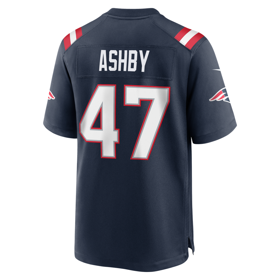 New England Patriots Julian Ashby Nike Navy Game Jersey