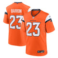 Denver Broncos Jahdae Barron Nike Orange Game Jersey